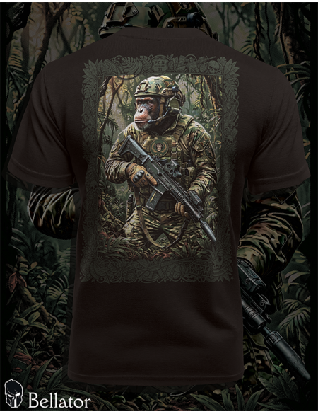 Bellator Guerilla Chimp T-shirt black