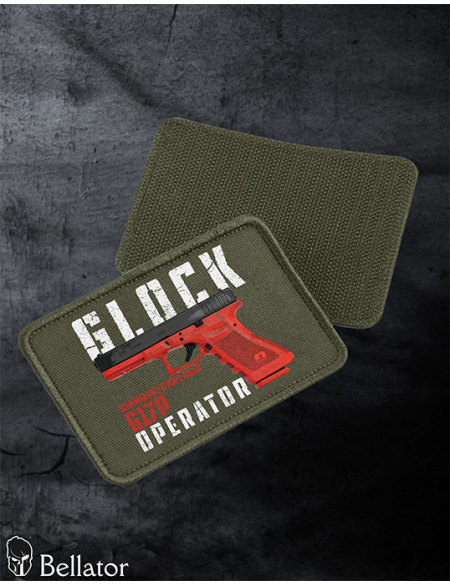 Operator Glock G17P patch black