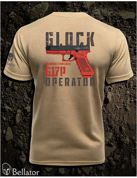 Operator Glock G17P desert T-shirt