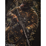 Tričko Bellator Guerilla Chimp černá XL