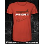 T-shirt Just Bomb It orange S