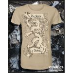 T-shirt For the King and God! Pískové S