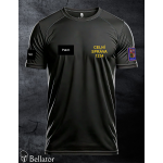 Functional T-shirt with patch Customs Administration 01 black