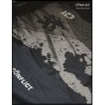 T-shirt Czech flag Grafitové S