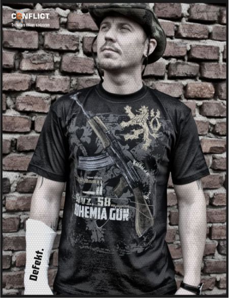 T-shirt Kosa vz. 58 black S
