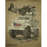 T-shirt Czech MRAP khaki L