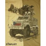 T-shirt Czech MRAP khaki L