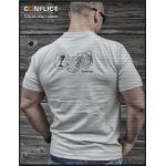 T-shirt Czech soldier gray S