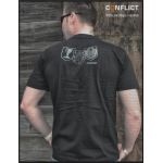 T-shirt Czech soldier black S
