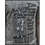 T-shirt Airsoft rulez khaki 4XL