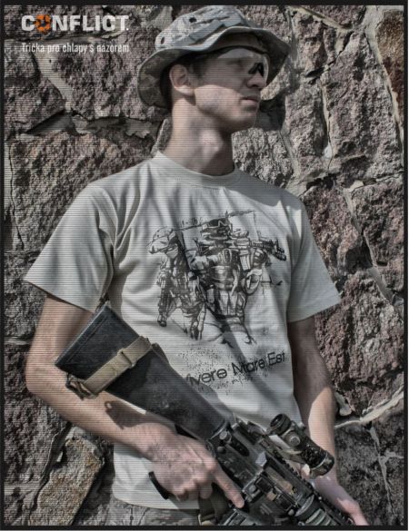 T-shirt Mil-sim sand S