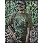 T-shirt Military paintball khaki S