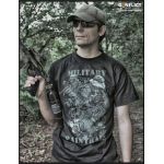 T-shirt Military paintball black XXL