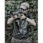 T-shirt Military paintball black XXL