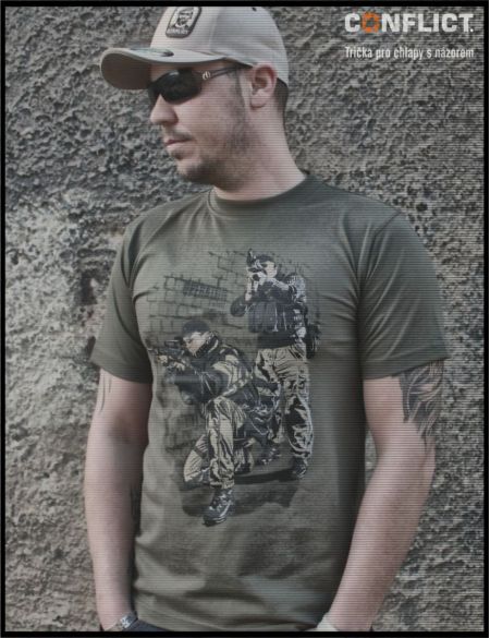 T-shirt Operator Olive XL