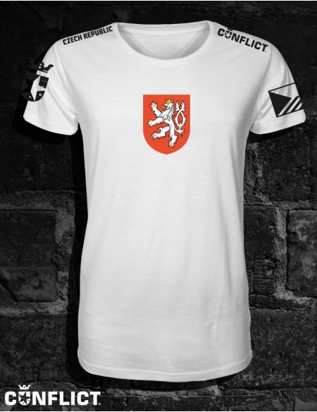 Sports T-shirt CZECH REPUBLIC L white