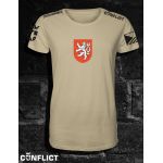 Sports T-shirt CZECH REPUBLIC M desert