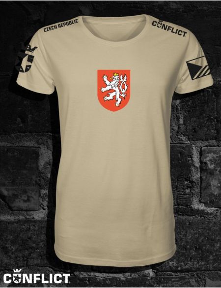Sports T-shirt CZECH REPUBLIC M desert