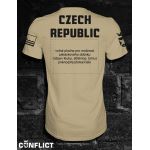 Sports T-shirt CZECH REPUBLIC L desert