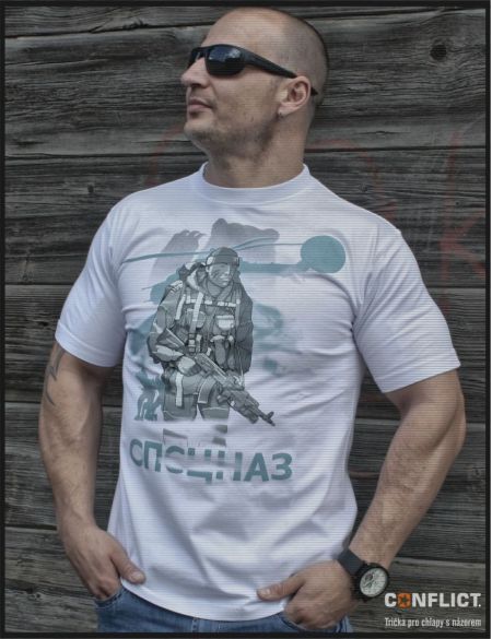 Specnaz T-shirt white 4XL
