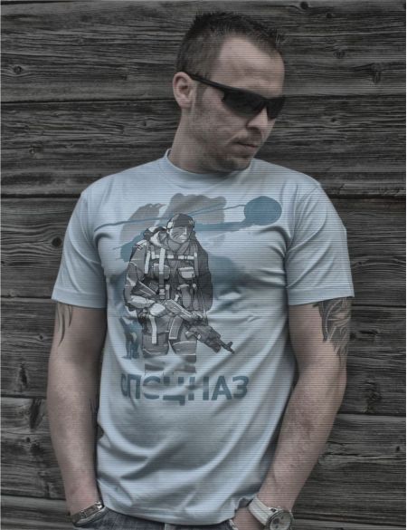 T-shirt Specnaz light blue 4XL
