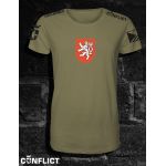 Sports T-shirt CZECH REPUBLIC L Olive