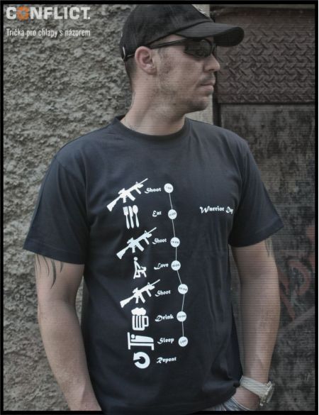 T-shirt Warrior day black S