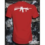 T-shirt Warrior day red M