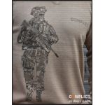 Sweater Conflict soldier camel color S
