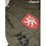 Sports T-shirt CZECH REPUBLIC L Olive