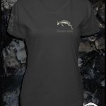 T-shirt Gazela army ladies graphite