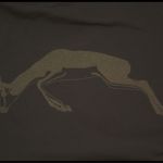 T-shirt Gazela army ladies graphite