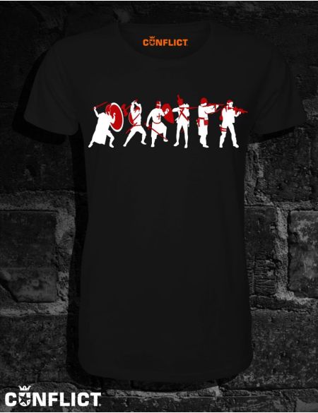 T-shirt world warrior evolutions S black