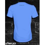 Functional t-shirt with lion M blue