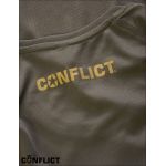 Functional t-shirt with lion M Olive