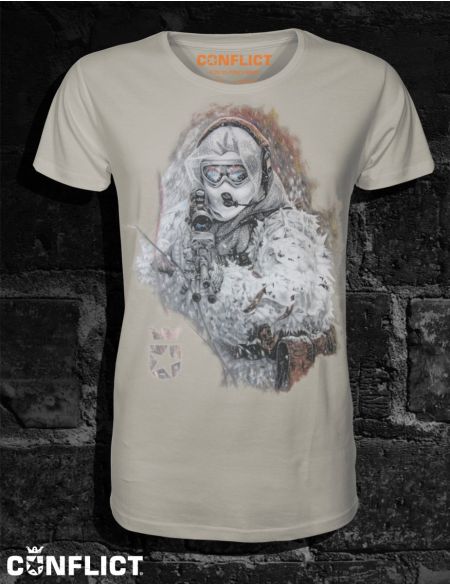 T-shirt Winter warrior 3XL light gray