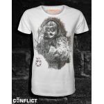 T-shirt Winter warrior L white