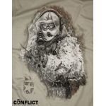 T-shirt Winter warrior 3XL light gray