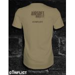 T-shirt Airsoft Rulez khaki women's XXL