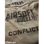 T-shirt Airsoft Rulez khaki women's XXL