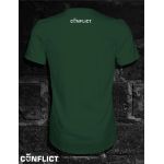 T-shirt Dog Warrior XL green