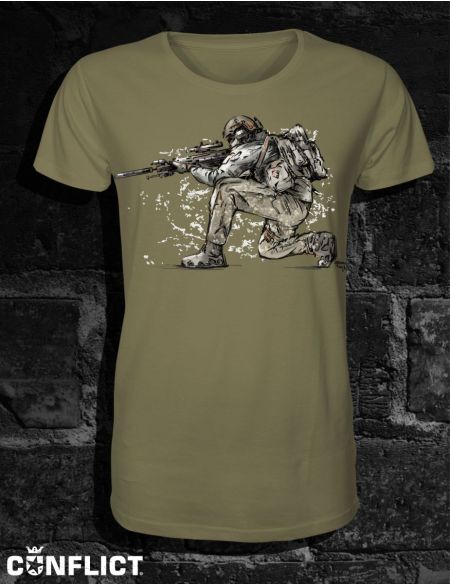 T-shirt Tactical Sniper M khaki