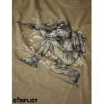T-shirt Tactical Sniper M khaki
