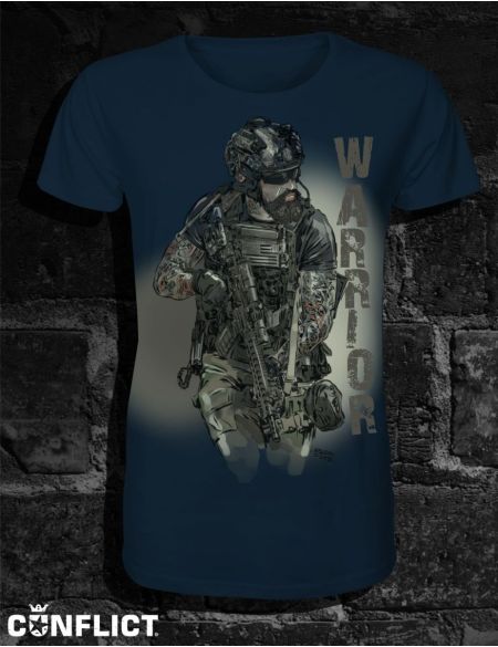 T-shirt Tactical Bearded Man S kerosene
