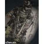 T-shirt Tactical Bearded Man S kerosene