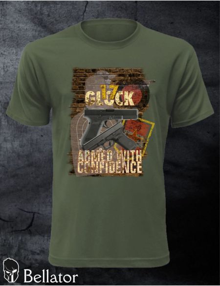 T-shirt Glock 17 S Olive