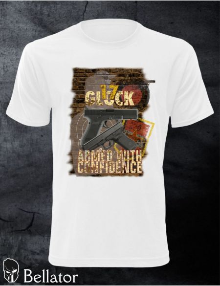 T-shirt Glock 17 L white