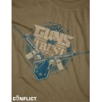 T-shirt In Guns We Trust M khaki