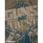 T-shirt In Guns We Trust M khaki