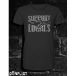 T-shirt Support Locals S graphite